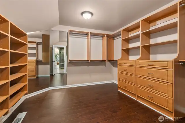 Huge walk-n closet adjacent to primary En-suite