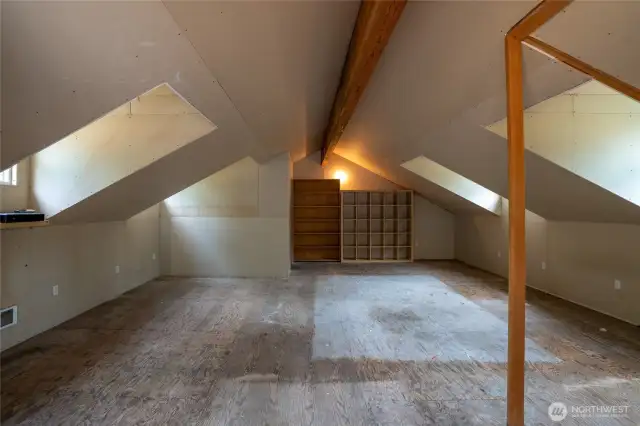 Space above the garage