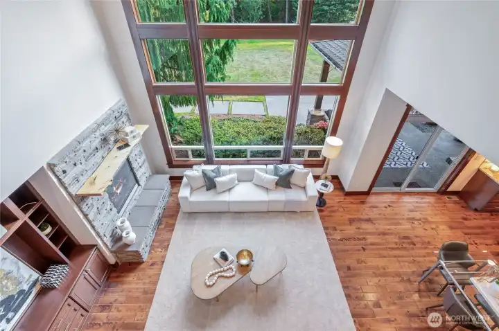 Overlooking the Great room