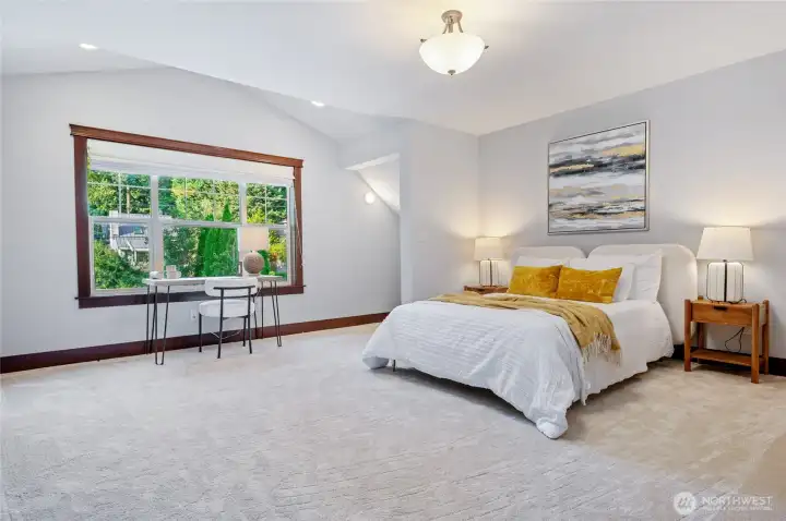 Spacious bedroom