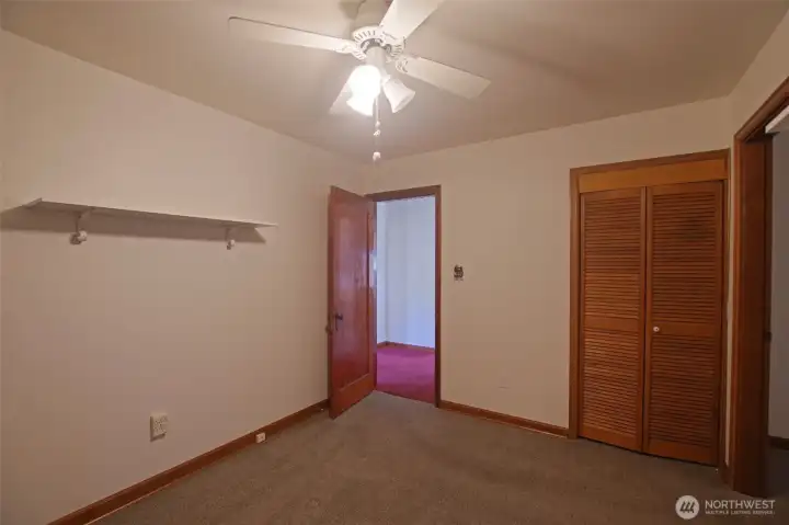 Bedroom 2 off of living room
