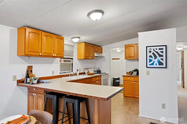 Convenient and clean kitchen