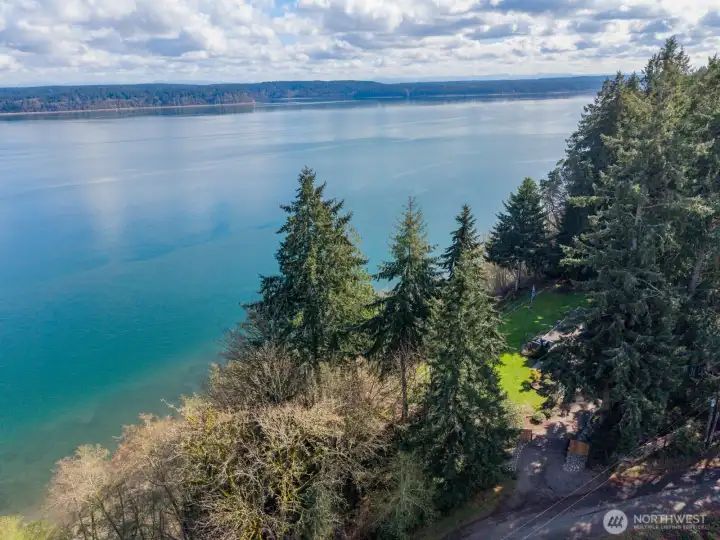 2.3 acres of seclusion, views, and a short walk to the ferry
