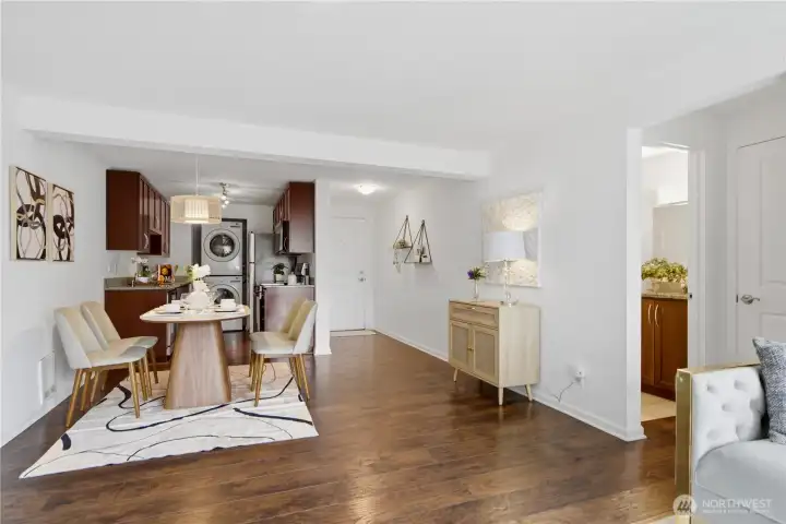 Kitchen with dining space