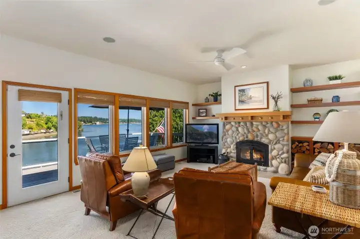 Door to the deck for easy entertaining and more views!