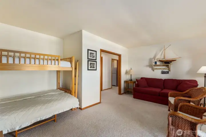 What a fun spot for kiddos to camp out.