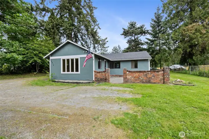 Clean slate inside and out if you opt to keep the current residence