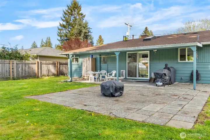 Seamless indoor-outdoor flow from the home to the patio.