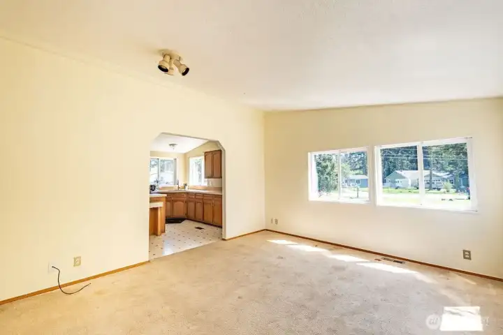 #2 Living room and entrance to kitchen