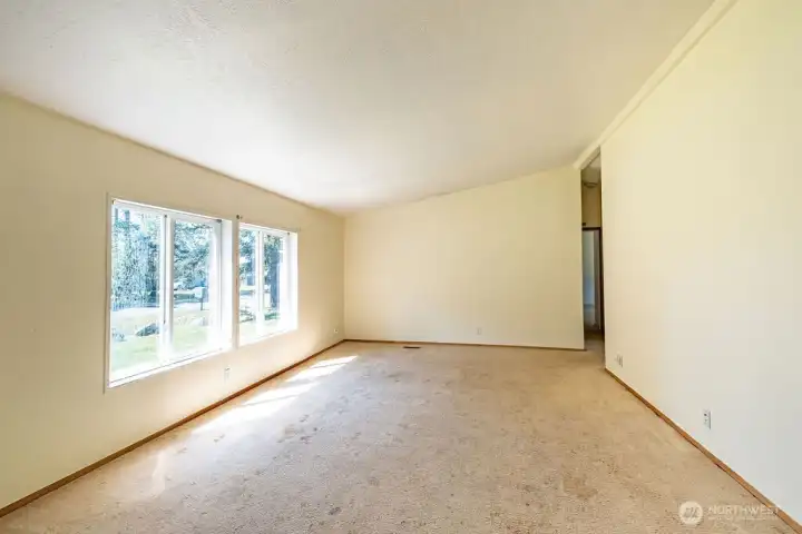 Front entrance living room