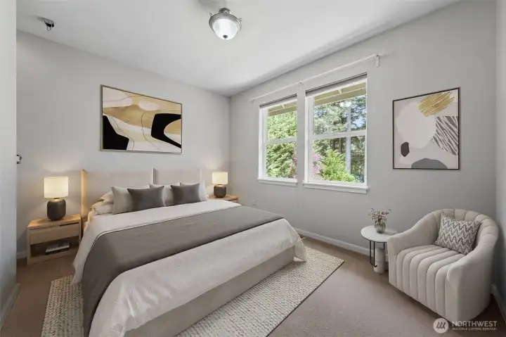 Virtually Staged Bedroom 1