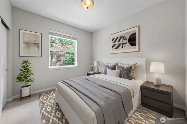 Virtually Staged Bedroom 2