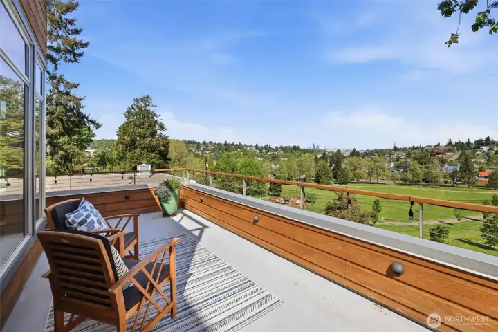 Main floor deck.
