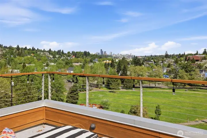View from the upper deck.