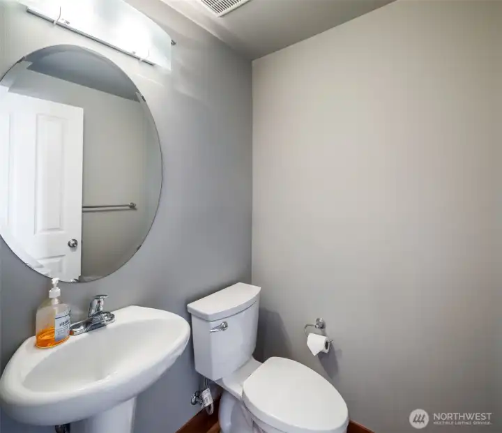 Main floor half bath