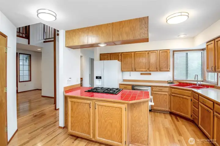Large Kitchen with walk-in pantry