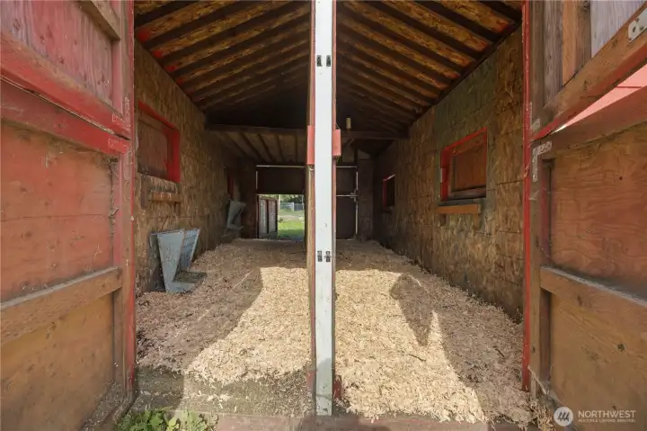 Lamb and goat barn