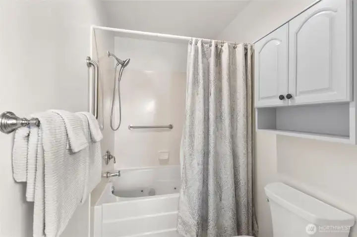 Primary Spa Bath with Hidden Door For Privacy