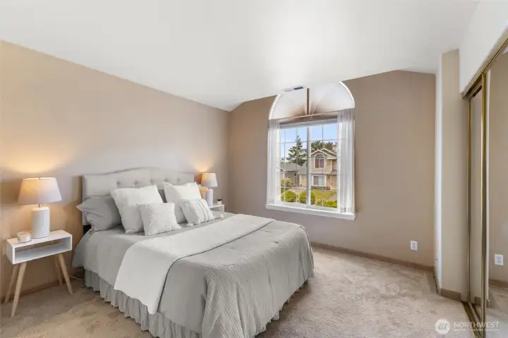 2nd Spacious Bedroom   Large Custom Window