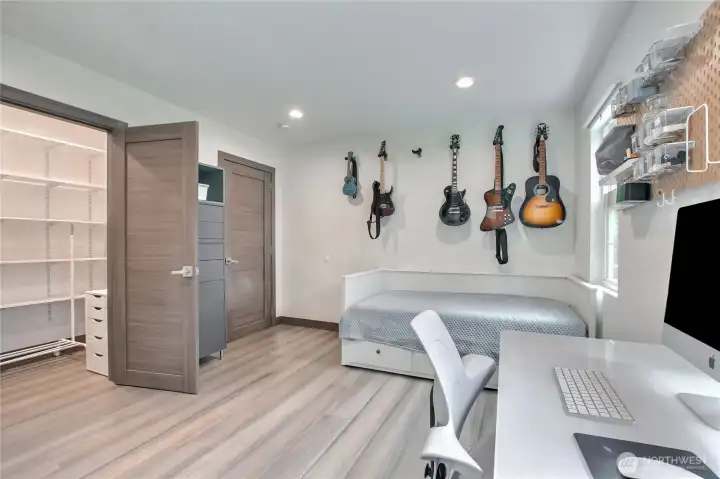 Guest bedroom on lover floor.