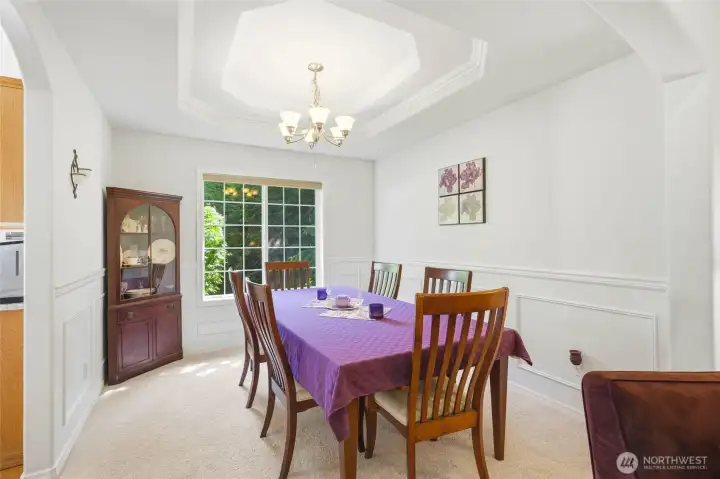 This Dining Room is ready for your Holiday parties. This Dining Room is ready for your Holiday parties.