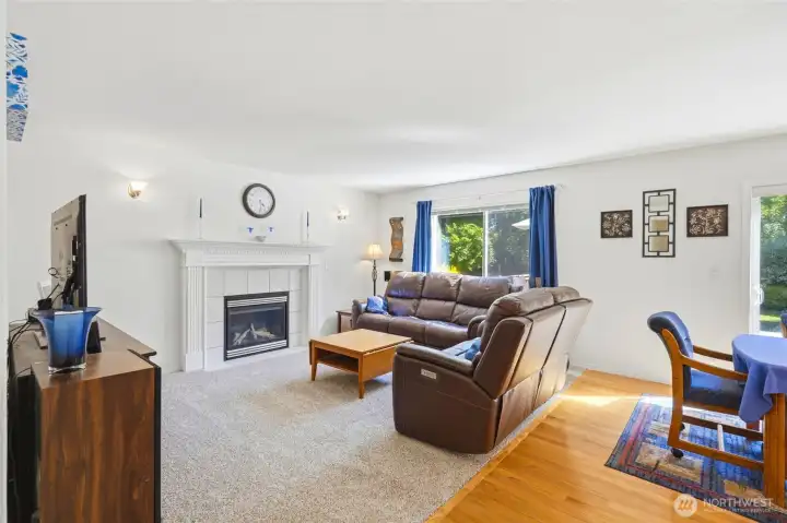 The natural gas fireplace will keep things comfy in this Family Room. The natural gas fireplace will keep things comfy in this Family Room.