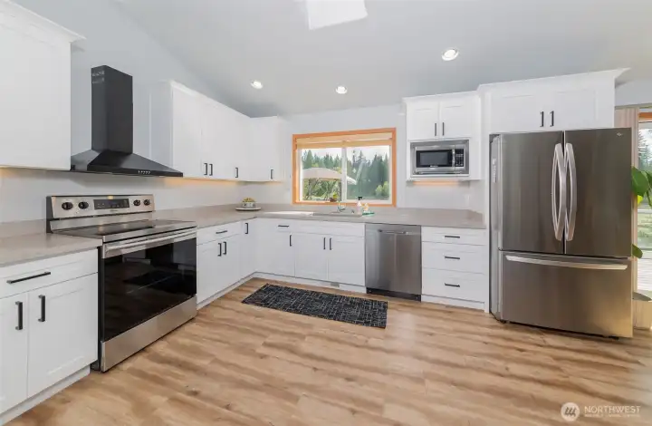 Newly renovated kitchen.