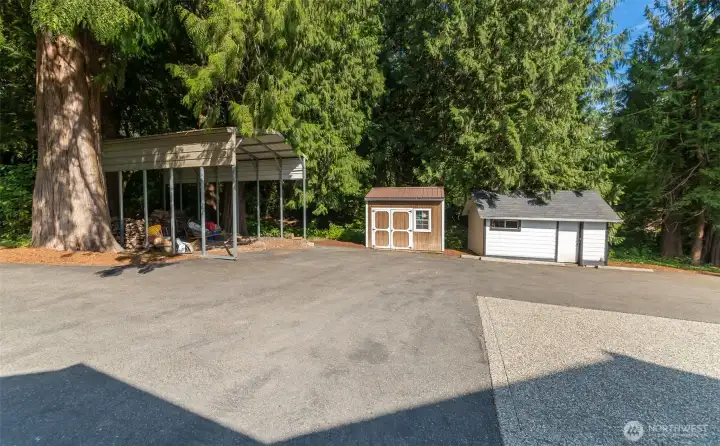 Two great storage sheds or maybe a play house for young and old.