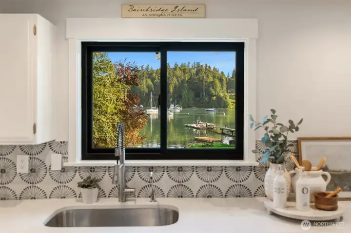 Now THAT is the view you want from your kitchen sink.