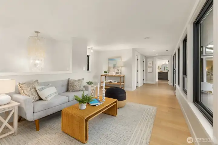 Sitting area in the core of the home's 2nd floor.