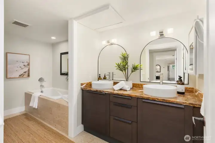 East Wing Luxe bath.