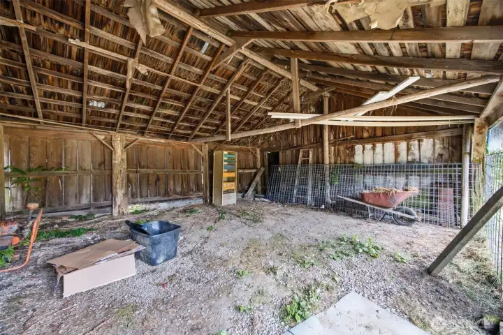 This is the 2 vehicle garage that is near the home.