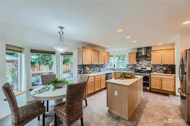 Fully remodeled kitchen. Custom pull out cabinets, new stainless appliances (all included!)