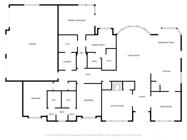 Floorplan showing this home's wonderful layout.