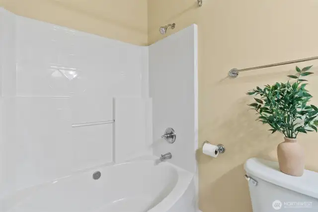Large soaking tub