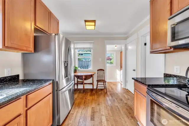 Tons of space to work in the kitchen