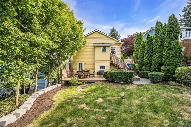 Partially fenced, tons of space for your hobbies