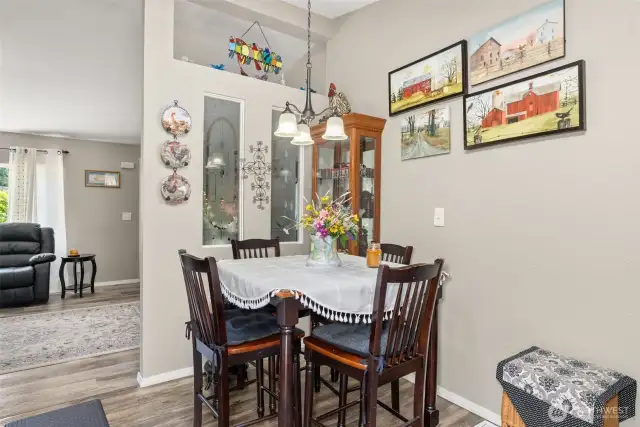 Room to Gather & Dine! Light & Bright Vaulted Ceilings & Skylight!