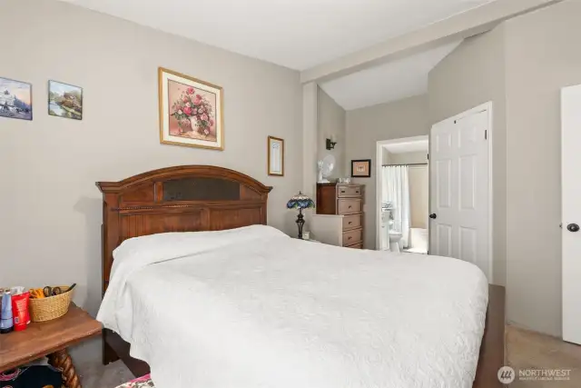 A View the the Primary Suite & Adjacent Bath!