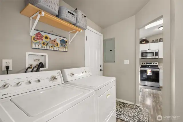 Utility Room & Storage Area!