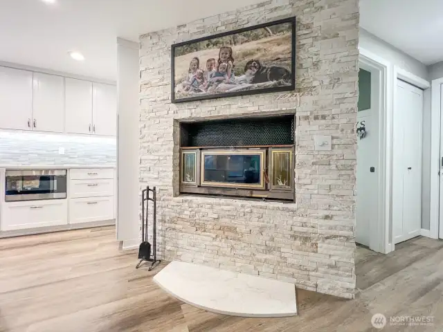 Wood burning stove for cozy winter nights