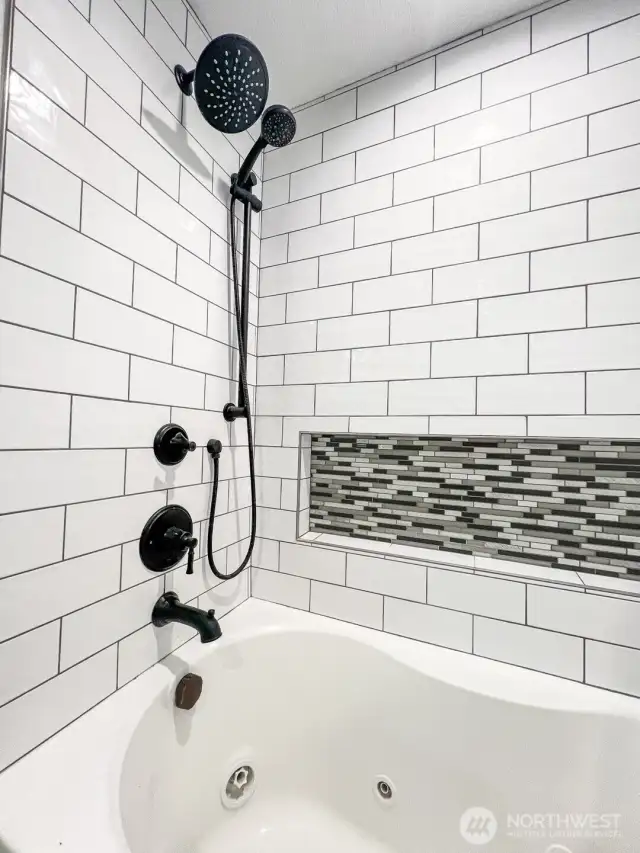 Remodeled shower
