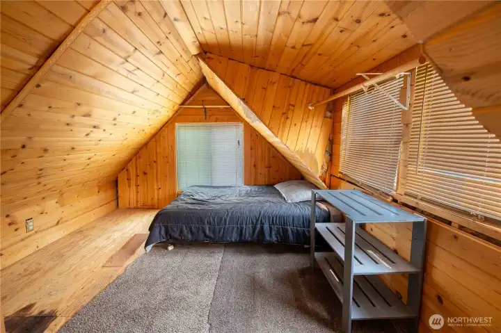 loft area on cabin one