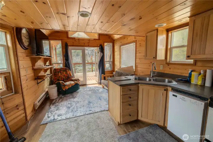 interior of cabin one