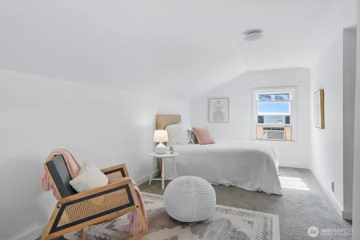 Spacious upstairs bedroom