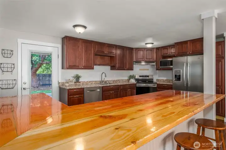 Custom Wood and Epoxy Counter-Top