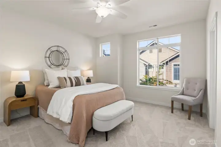 Dual Masters make this unit incredibly spacious and unique.