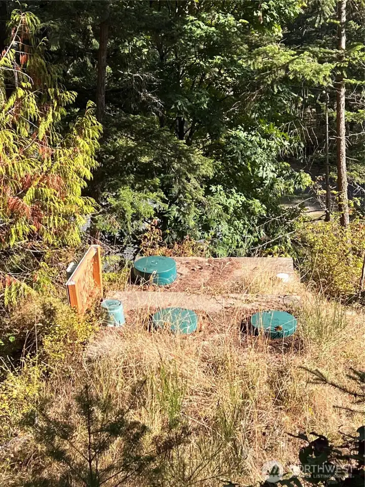 Septic system & approximate right boundary