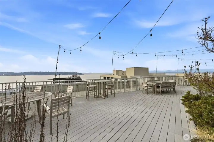 Roof top deck with breathtaking views.