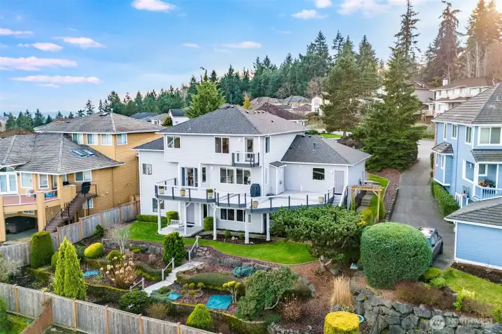 Mature, beautiful lot.